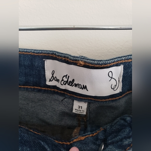 SAM EDELMAN high rise slim straight jeans 31 - Picture 2 of 11